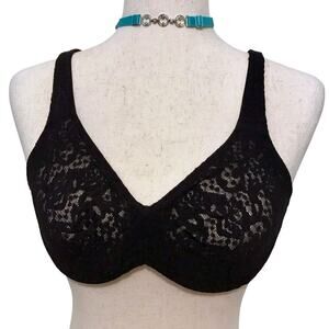 Wacoal NWOT Black Lace Bra Women 34C
